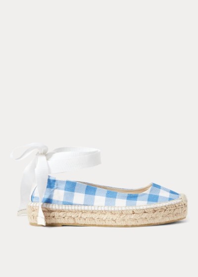 Alpercatas Polo Ralph Lauren Lona Gingham Mulher 76540-PSKR